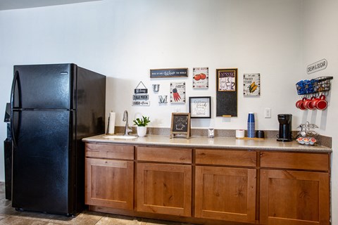 Coffee Station at University Manor Apartments in Tucson Arizona