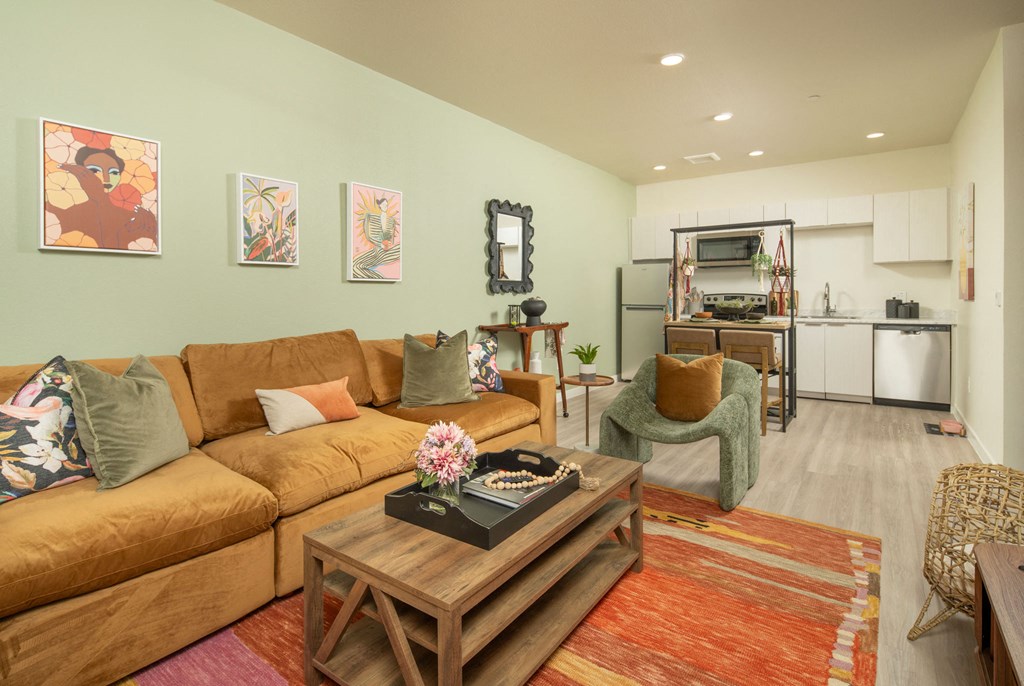 Common Area of One bedroom at Streamliner 16th Apartments in Phoenix Arizona