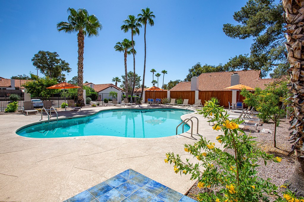 Community Pool at Orange Tree Village Apartments in Tucson AZ