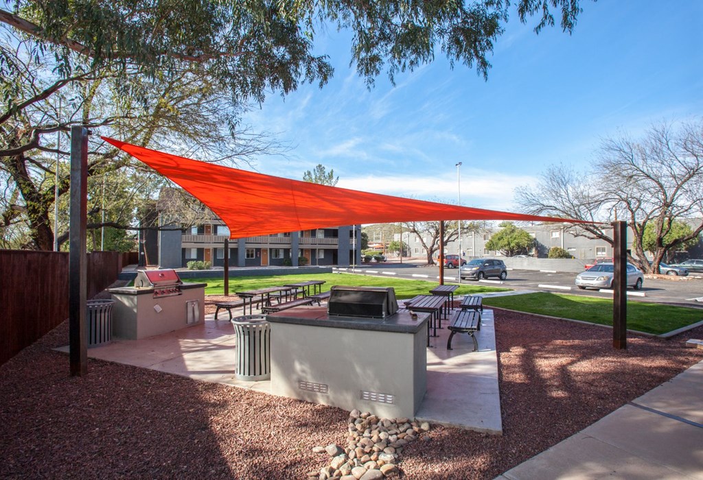 Community Propane BBQ at Zona Village Apartments in Tucson, AZ
