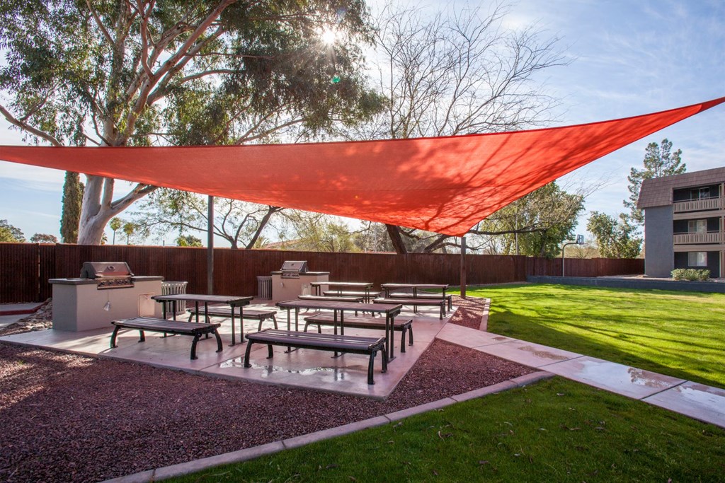 Community Propane BBQ at Zona Village Apartments in Tucson, AZ