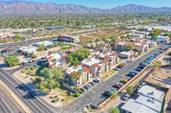 Community aerial view at Ten50 Apartments in Tucson AZ November 2020 - Photo Gallery 2