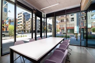 Indoor Community conference room and business center at Rendezvous Urban Flats in Downtown Tucson Arizona - Photo Gallery