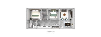 Cottonwood Two Bed One Bath Encanto Lofts Apartments