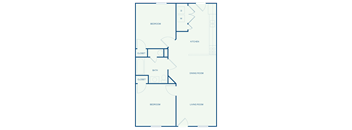 Two Bedroom Floor Plan