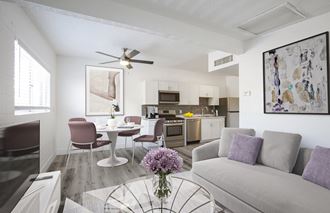 Dining Area and Kitchen at Vertical North Apartments - Photo Gallery