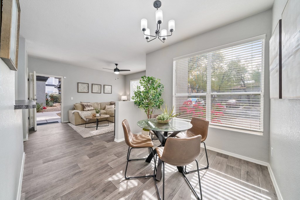 Dining Area at Bear Canyon Apartments in Tucson Arizona