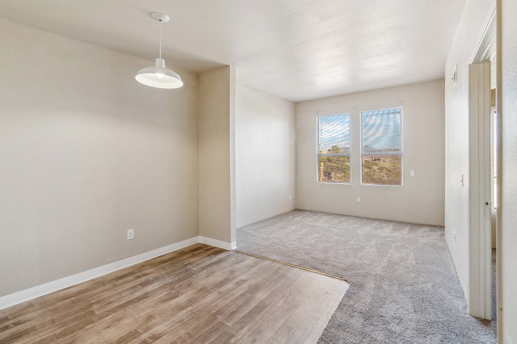 Dining Room and Living Room at Copper Ridge Apartments in Kingman Arizona