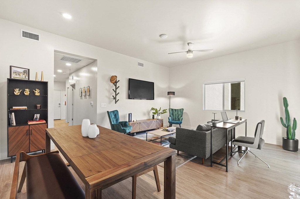 Dining and Living Room  at SECOND AVE COMMONS | BRAND-NEW, Arizona, 85210