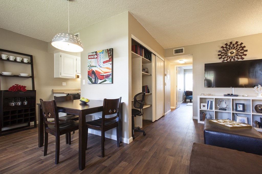 Dining and Living Room at Zona Verde Apartments