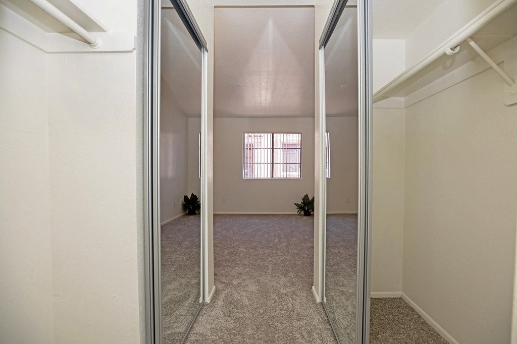 Double Closet at Winterhaven Terrace Apartments in Tucson Arizona