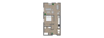 1B x 1B 2nd Ave Commons Floor Plans