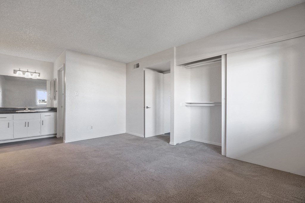 Empty Bedroom at Avenue 8 Apartments in Mesa AZ Nov 2020