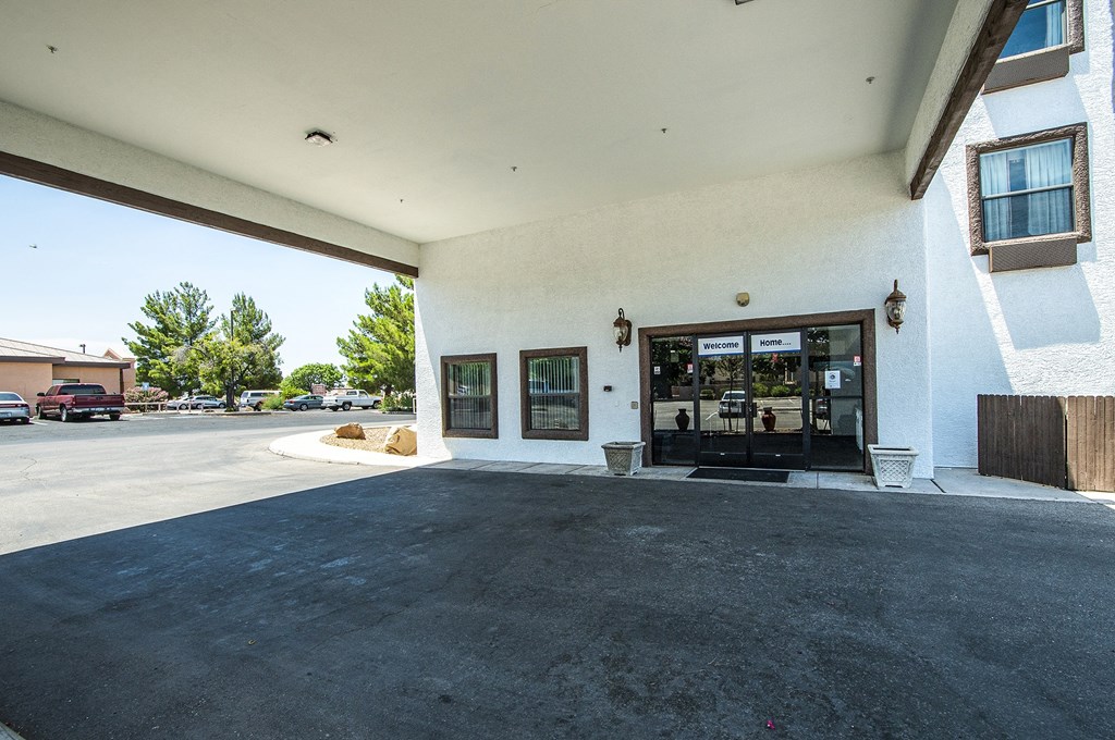 Entrance at The Vistas Apartments