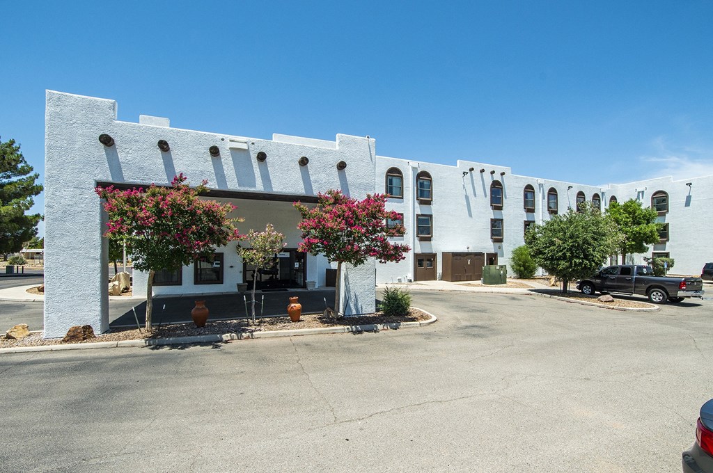 Exterior Entrance at The Vistas Apartments