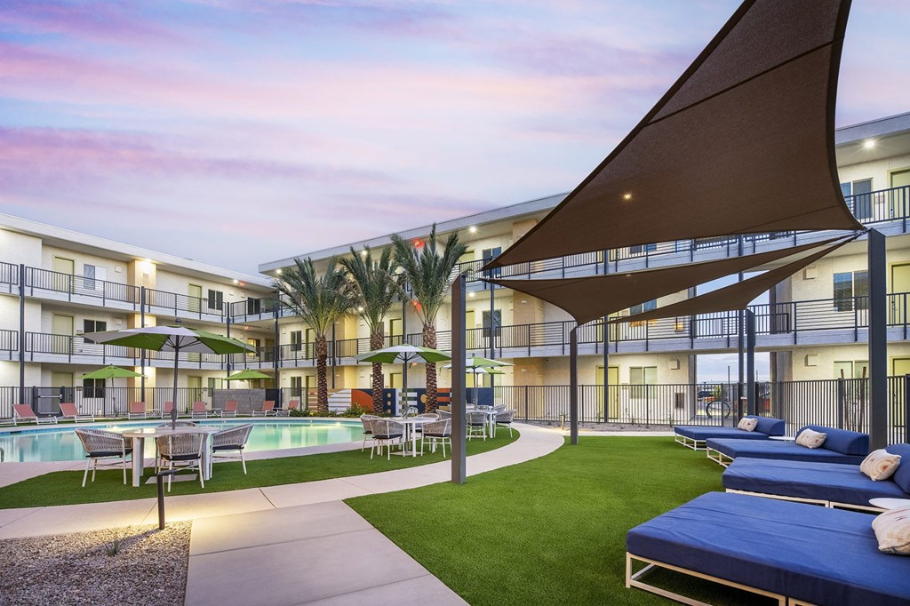 Exterior at Cabana Bridges Apartments in Tucson Arizona