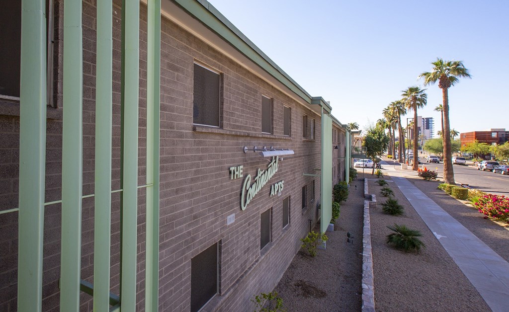 Exterior at The Continental Apartments in Phoenix AZ Nov 2020