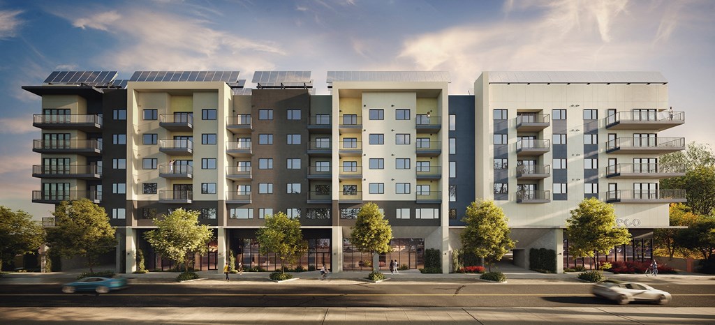 Exterior of Eco Mesa Apartments in Mesa Arizona