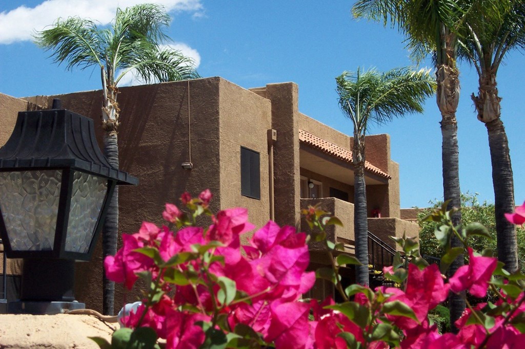 Exterior of La Lomita Apartments in Tucson Arizona 2020