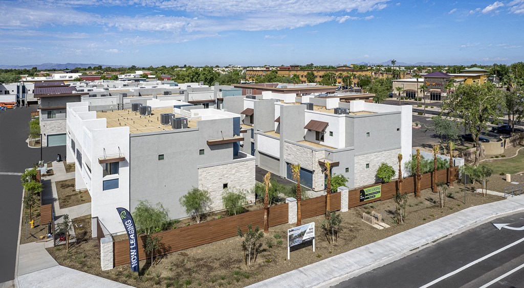 Exterior of The Carson Townhomes