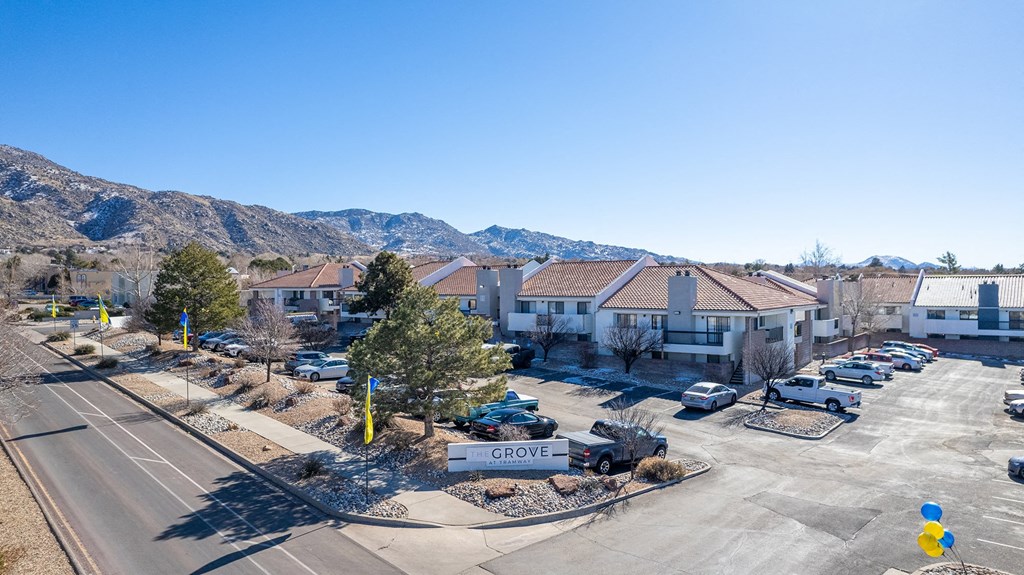 Exterior of The Grove at Tramway Apartments in Albuquerque New Mexico