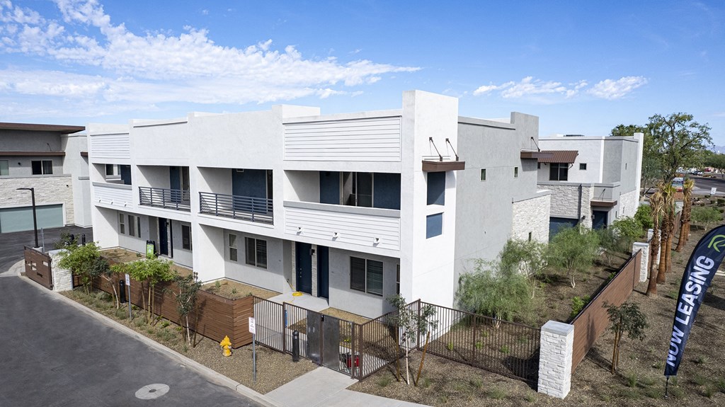 Exterior of The Carson Townhomes