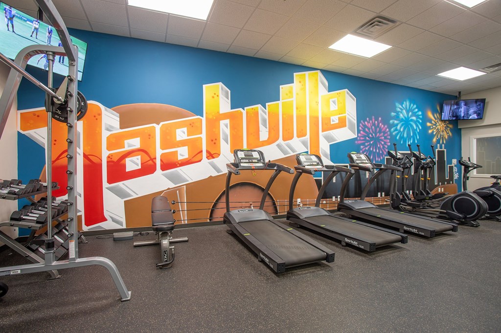Fitness Center at Centennial Crossing Apartments in Nashville Tennessee