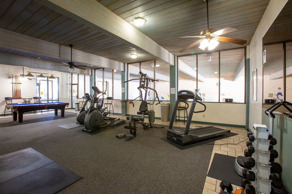 Fitness Center at Los Altos Towers Apartments in Albuquerque NM