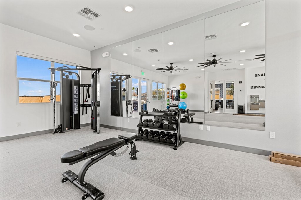 Fitness Center at Pique Residences Apartments in San Tan Valley