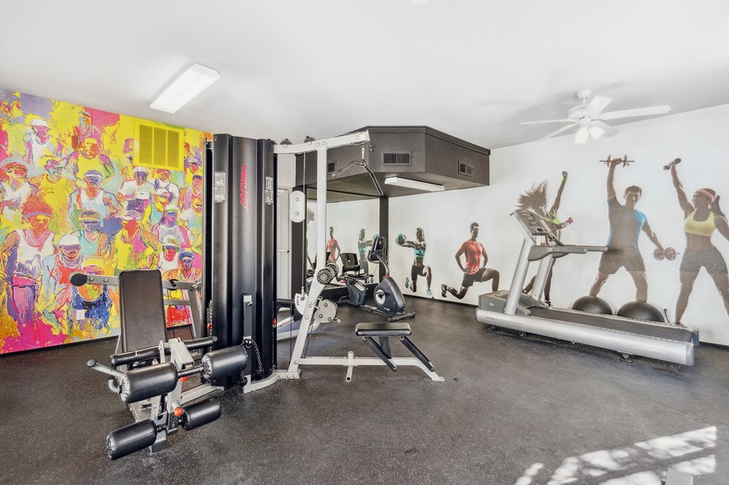 Fitness Center at Stone Ridge Apartments in Bullhead City