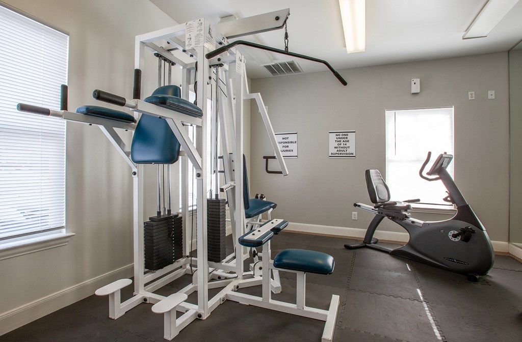 Fitness Center at The Bluffs at Tierra Contenta Apartments