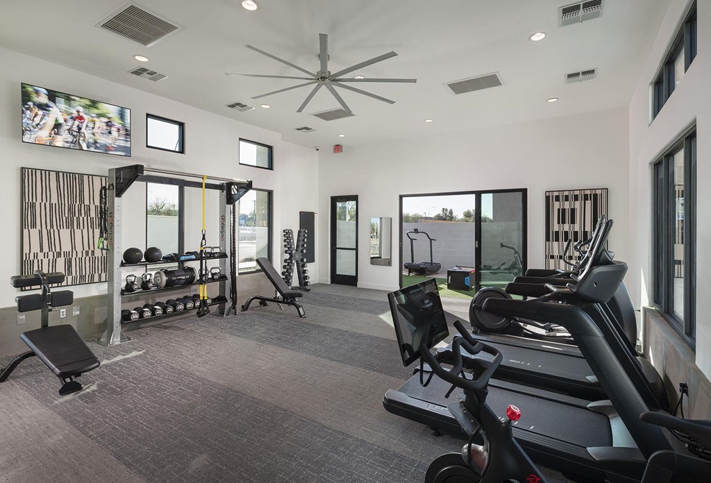 Fitness Center at The Prescott at Park West in Peoria Arizona