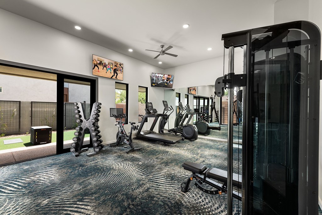 Fitness Cneter at The Ashley Apartments in Chandler Arizona