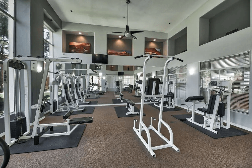 Fitness center at Desert Sage Apartments in Goodyear Arizona