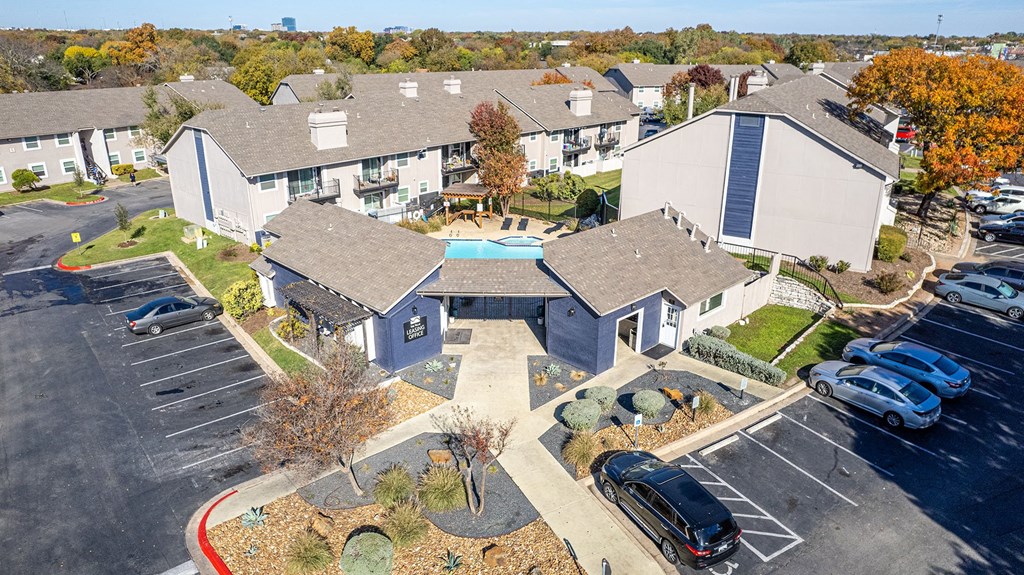 Front of Leasing Office at The Villas at Quail Creek Apartment Homes in Austin Texas