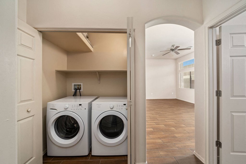 Full Size In Unit Washer and Dryer at Avilla River Apartments in Tucson Arizona