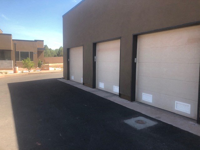 Garage at Pinot Lofts in Sedona Arizona July 2020