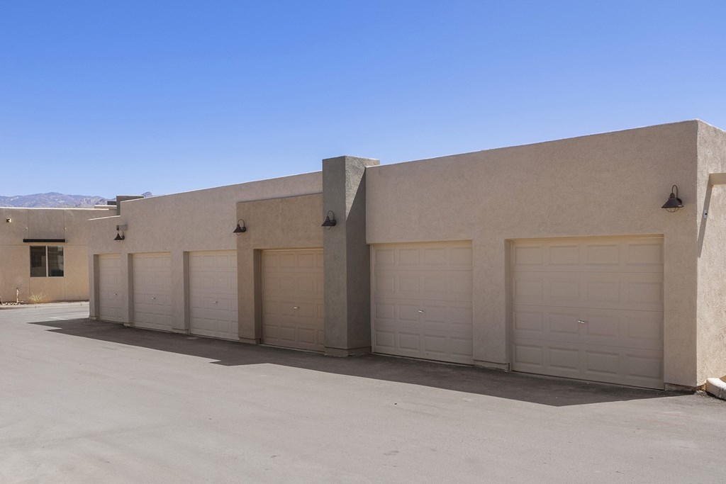 Garages at Casitas Catalina Apartments in Tucson