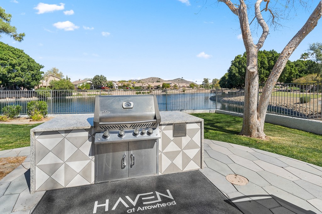 Gas BBQ Grills at Haven at Arrowhead Apartment Homes in Glendale Arizona