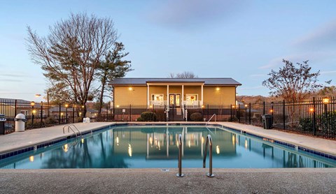 Gated Pool at Falls at Mill Creek in Nashville Tennessee