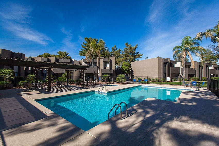 Gated Pool at La Costa at Dobson Ranch