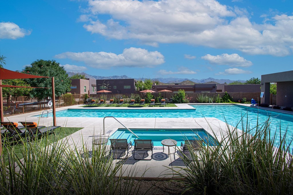 Gated Pool at Sabino Vista Apartments in Tucson