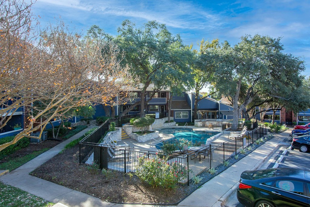 Gated Pool at Stony Creek Apartments in Austin Texas