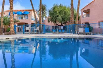 Gated Pool at Winterhaven Terrace Apartments in Tucson Arizona