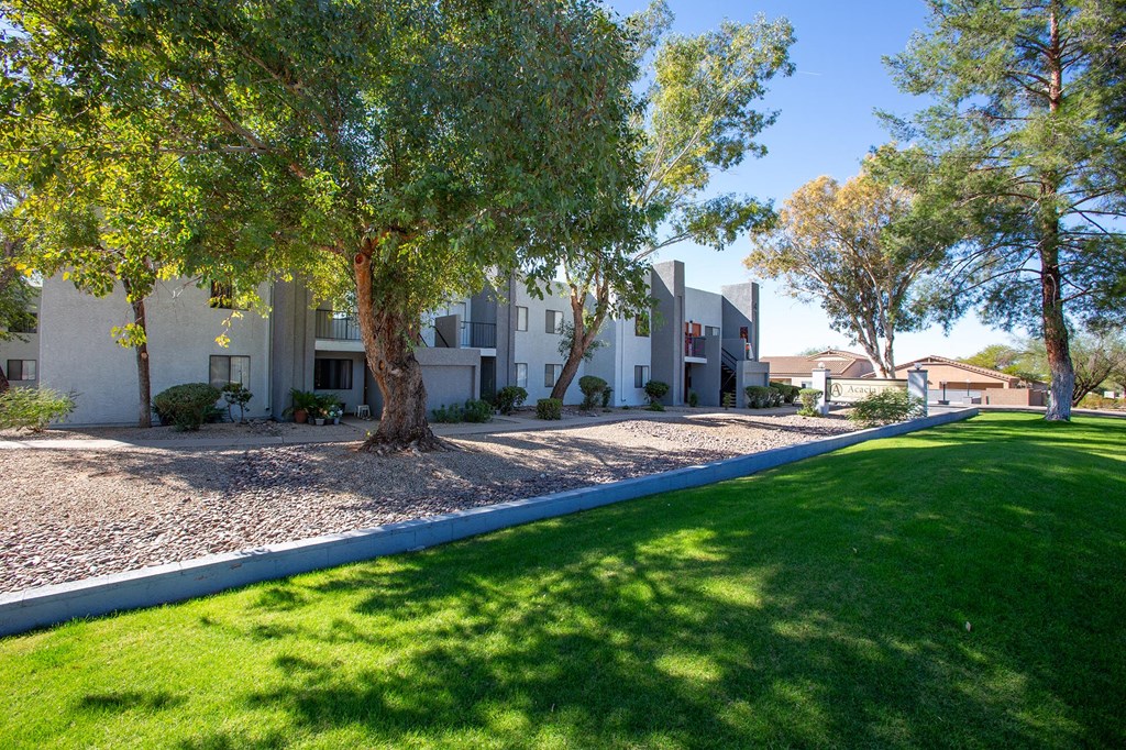 Grass Area at Acacia Hills Apartments in Tucson Arizona