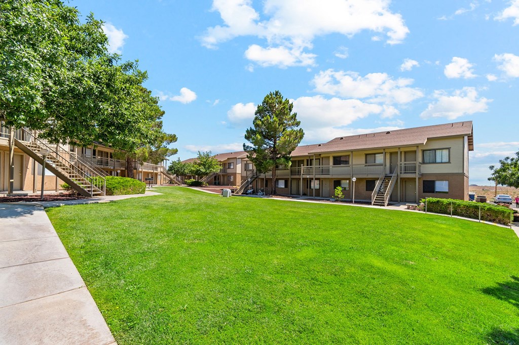 Grass Area at Kingman Station Apartments