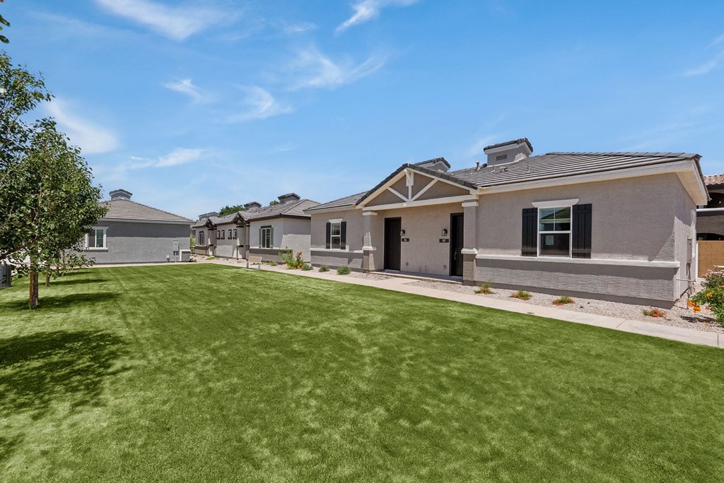 Grass Area at Zora Encanto Apartments in Phoenix Arizona