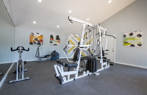 Gym at Villas Del Cielo Aprartments in Albuquerque New Mexico October 2020
