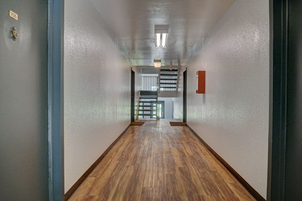Hallway at The View At Catalina Apartments in Tucson, AZ