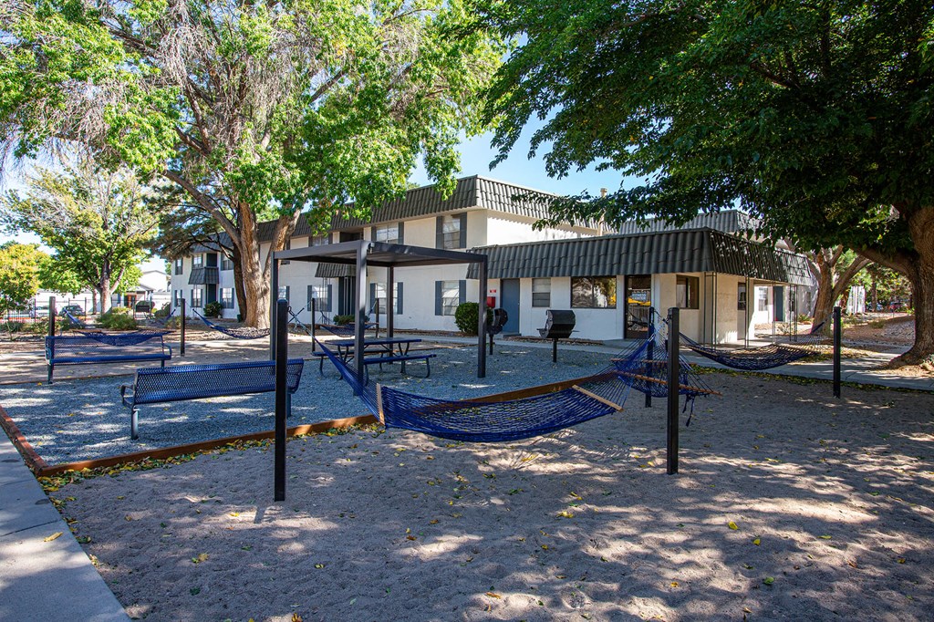 Hammock Courtyard at Norte Villas in Albuquerque New Mexico